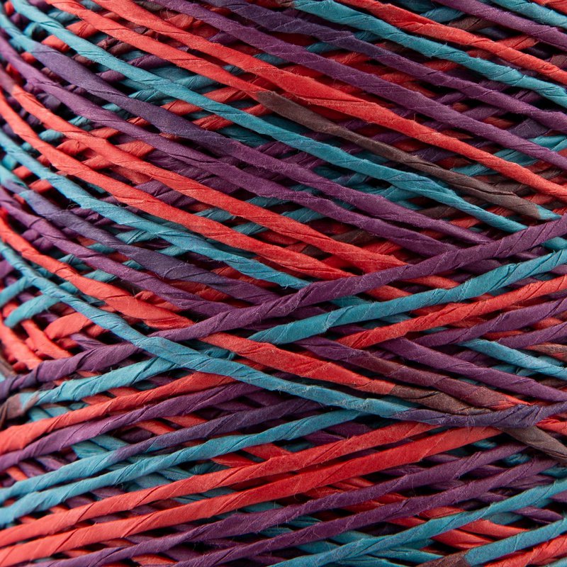 Sensy Premium 185 iarde %100 Filato di rafia multicolore in carta