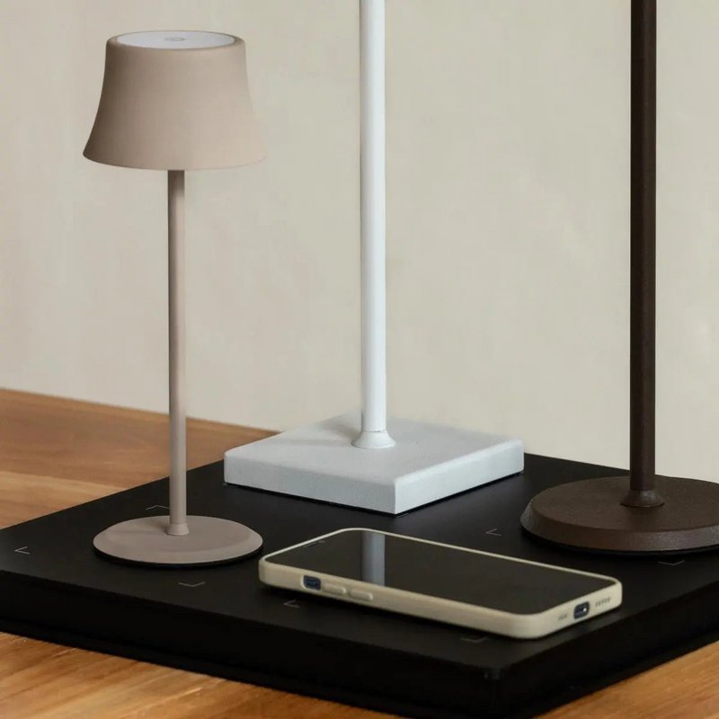 Vondel Mini Shadow Grå Trådløs Lampe