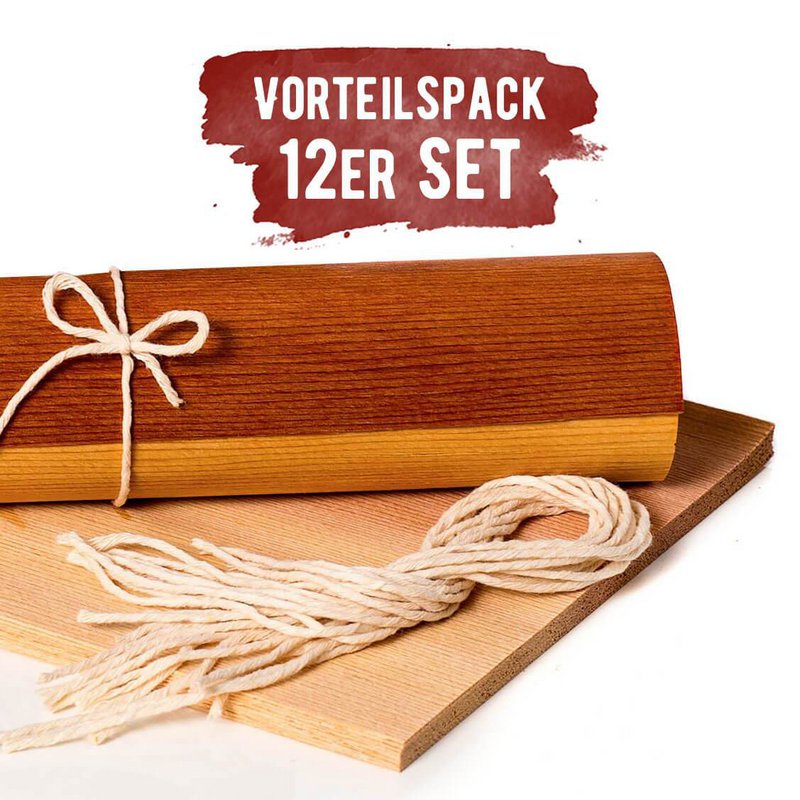 Premium BBQ Wood Wraps - 12 stk. i XL størrelse
