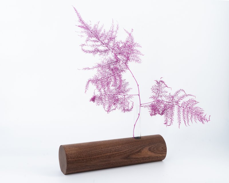 Vase Violet Valnød