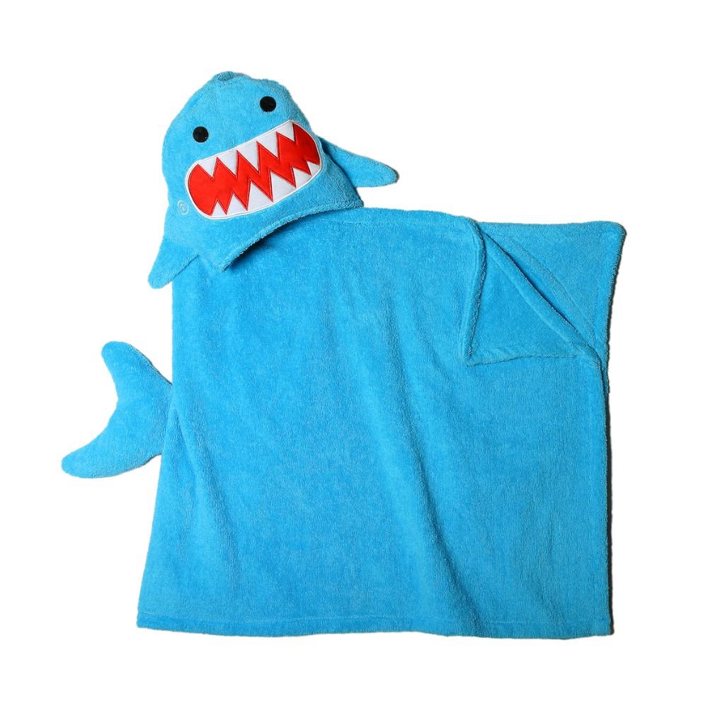 Zoocchini Kinderhandtuch mit Kapuze - Sherman the Shark