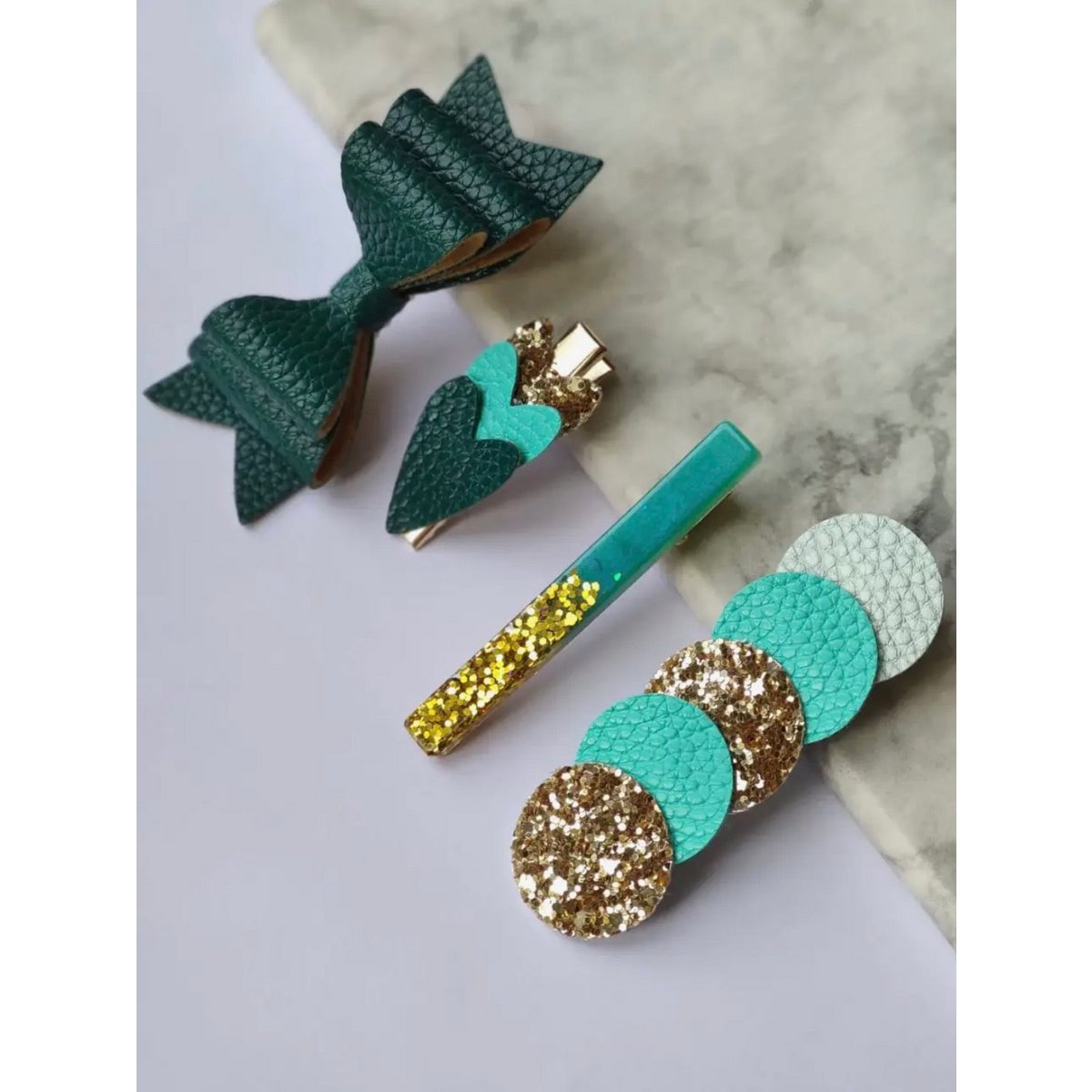 IVY - Set di 4 mollette per capelli