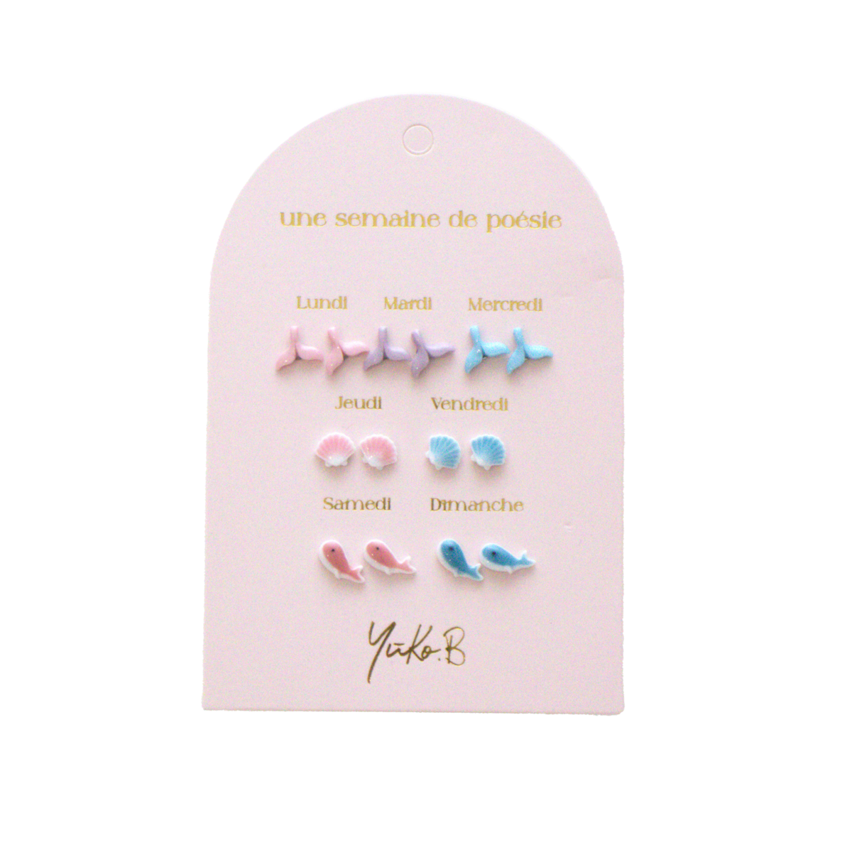 Box of 7 Earrings — Ocean Poetry Week