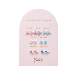 Box of 7 Earrings — Ocean Poetry Week