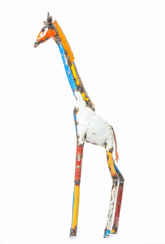 METAAL MEDIUM KLEURRIJKE GIRAF