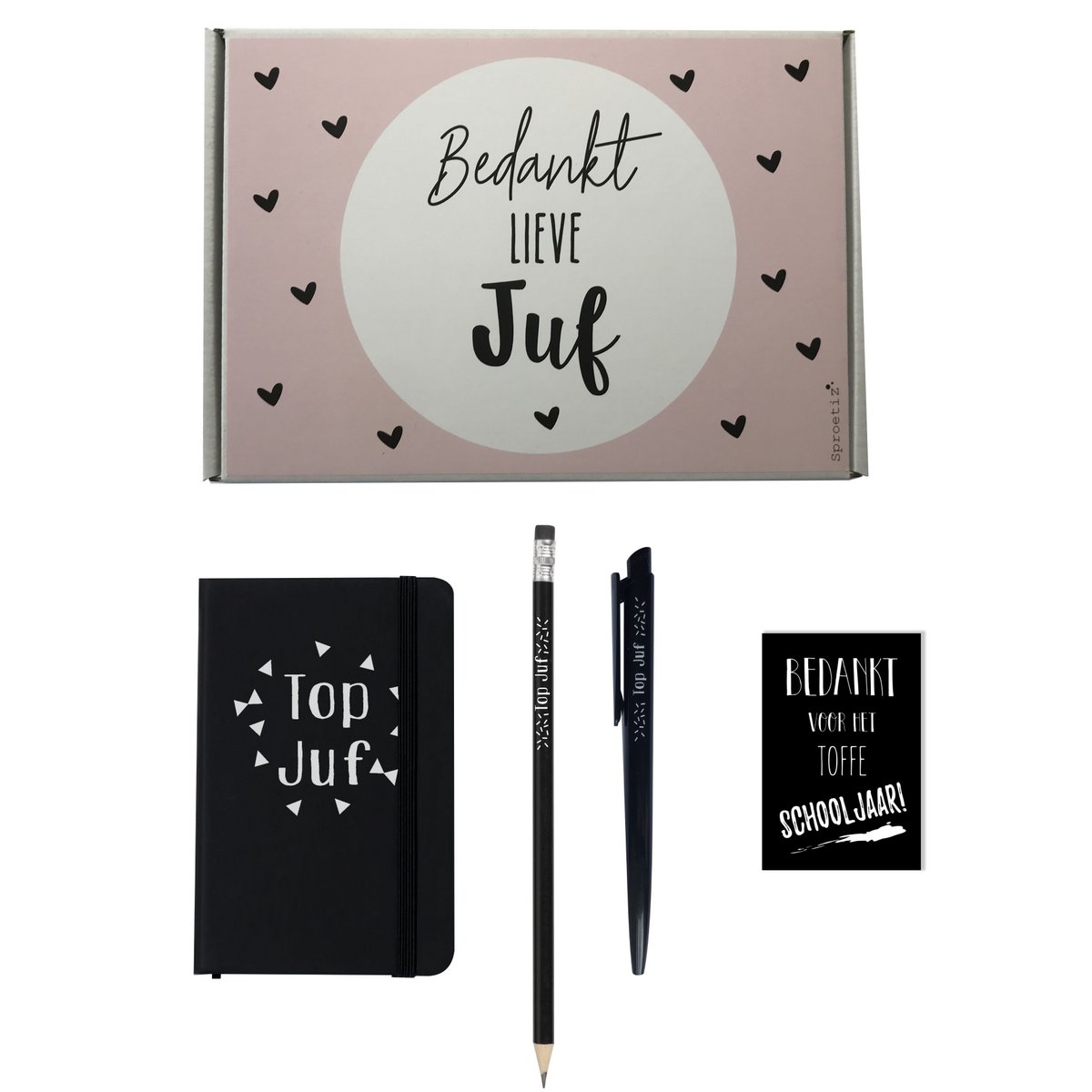 gift package teacher black - thank you teacher