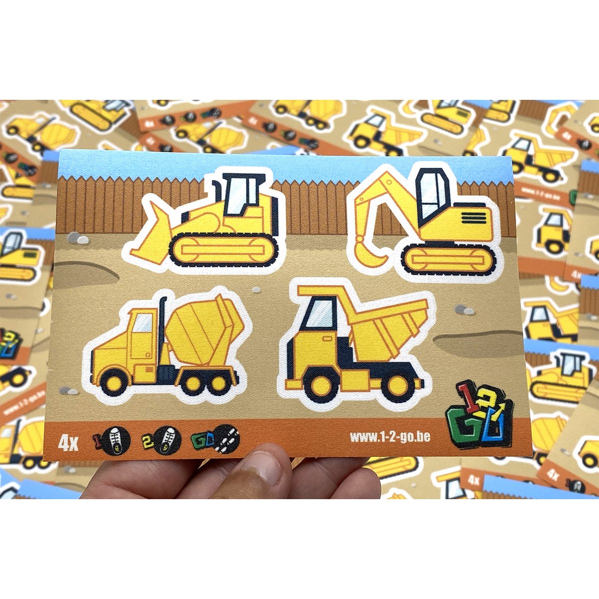 Construction Site - Shoe Stickers