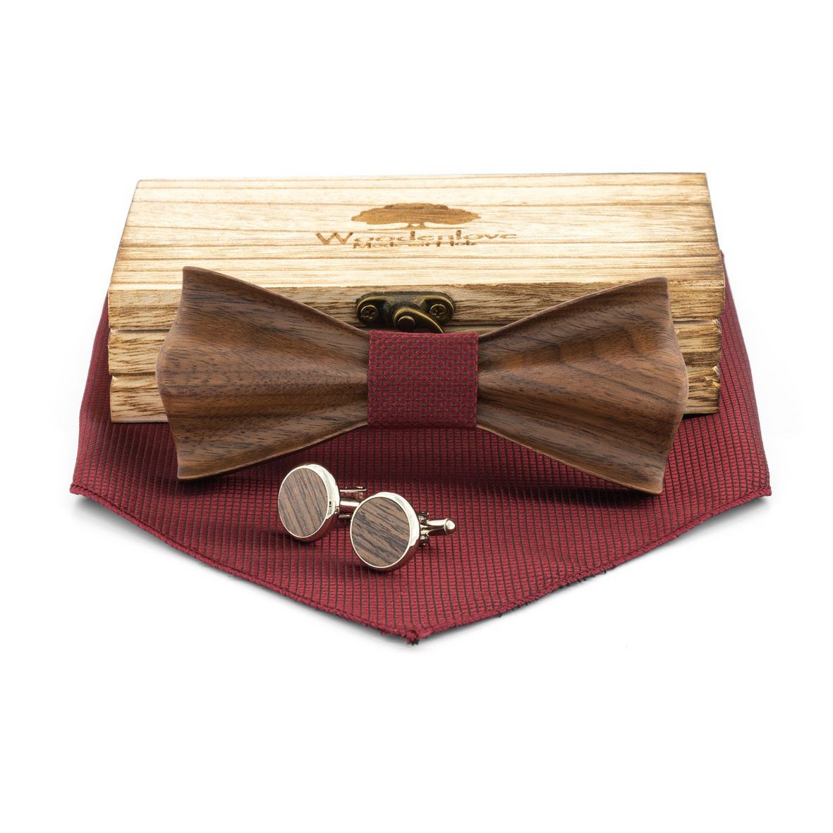 Noeud papillon en bois premium "bow"