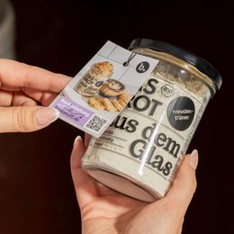 Bio-bread baking mix in the glass "tears of joy" (200 g)