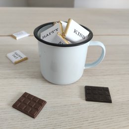 Tasse + 10 Pralinen "Stimmungsworte".