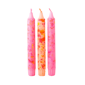 Dinner Candle Confetti - Set of 3