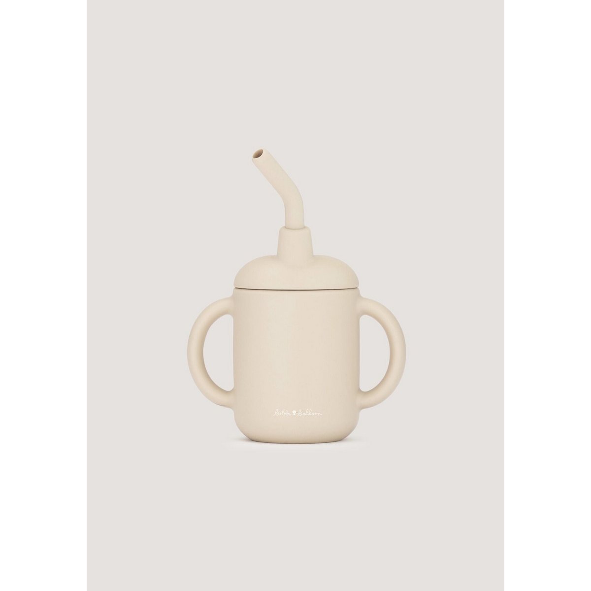 Silicone Sippy Cup - Oyster Beige
