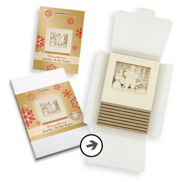 Weihnachtsmann-Silhoubox L