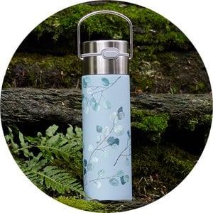 stainless steel bottle LEEZAยฎ "Eucalyptus"