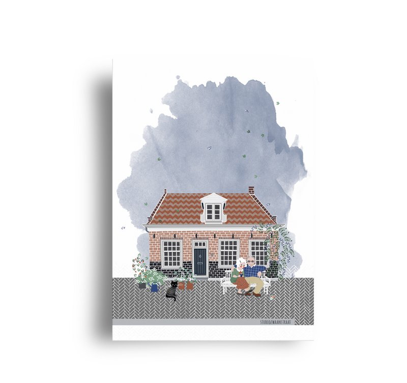 Postkarte 'die Bedeutung'