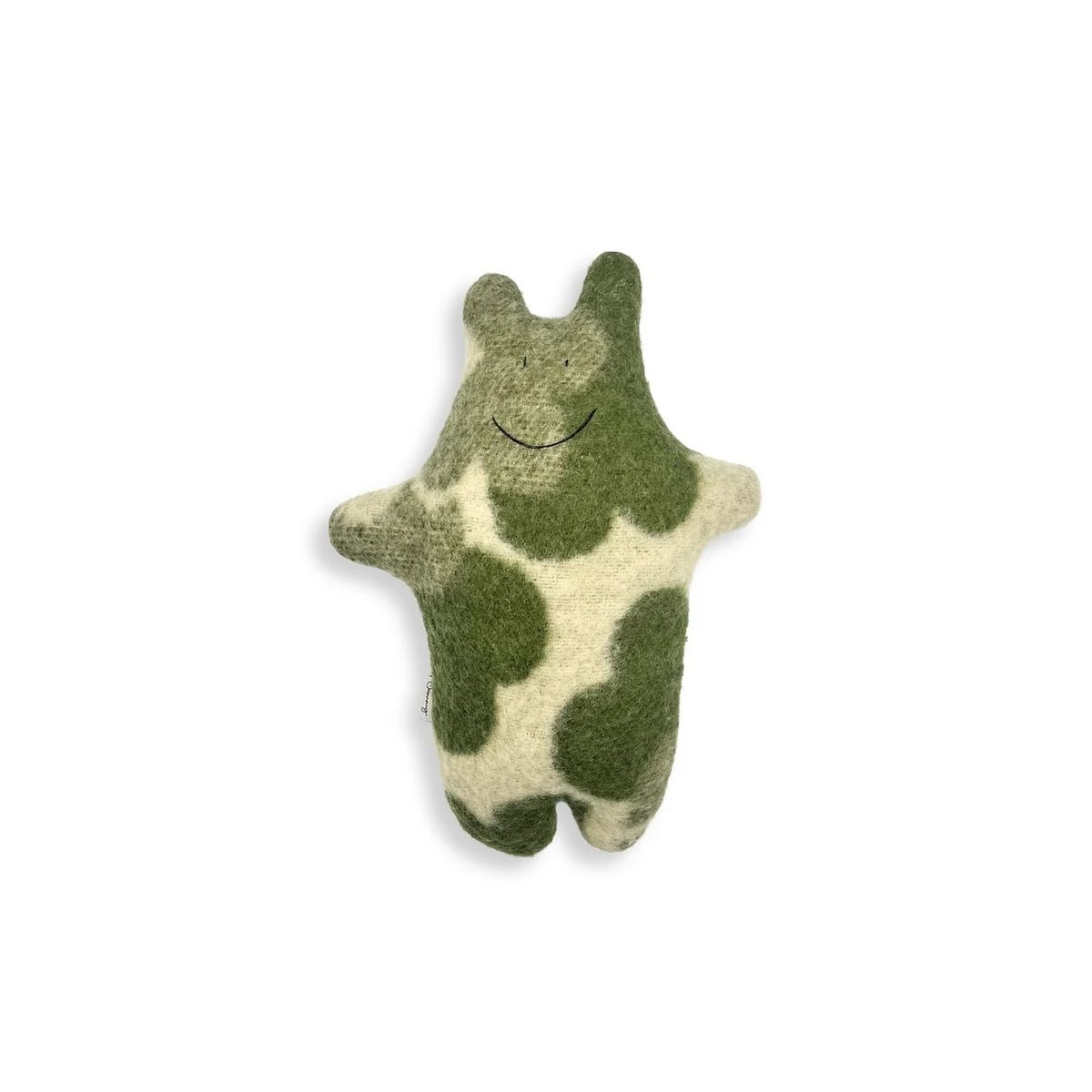Peluche Hippo - Couverture en laine vintage - Vert foncé
