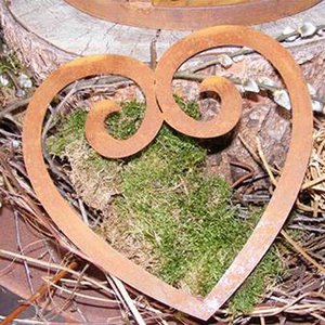 Metalldeko Herz "Swing" | Muttertags Geschenk