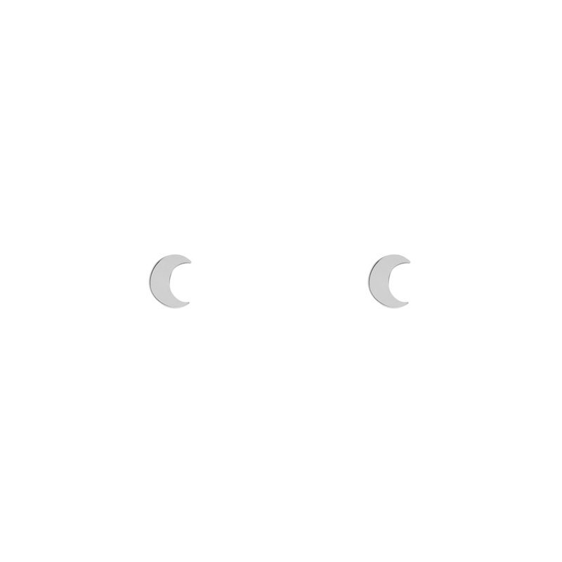 STUD EARRINGS MOON