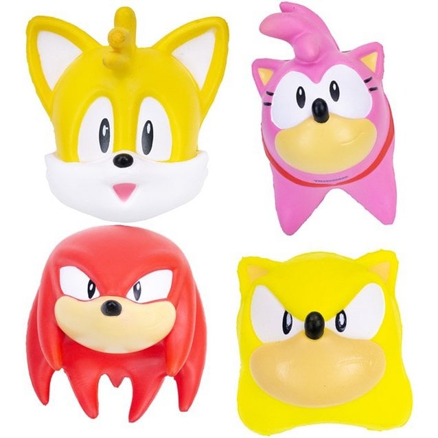 Mega Squishme Sous Licencja Offifirle Sonic The Hedgehog 4 Asortiments 15,5 x 22 cm