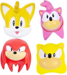 Mega Squishme Sous Licencja Offifirle Sonic The Hedgehog 4 Asortiments 15,5 x 22 cm