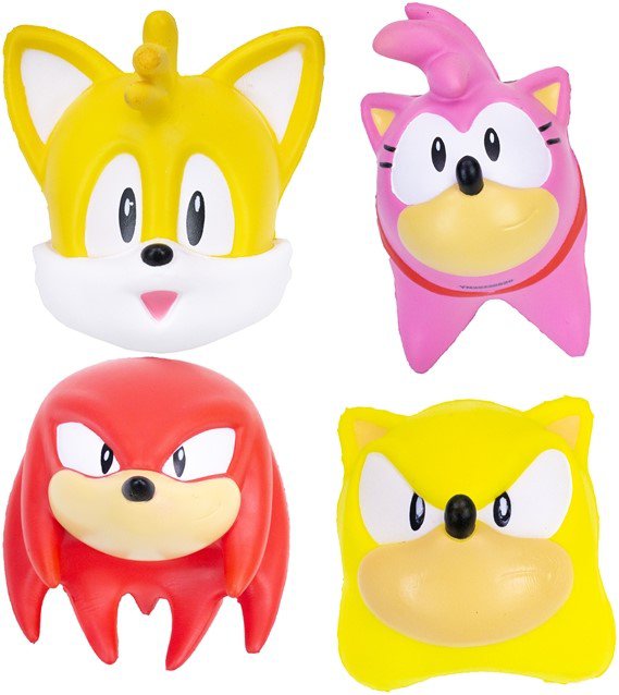 Mega Squishme Sous Licencja Offifirle Sonic The Hedgehog 4 Asortiments 15,5 x 22 cm