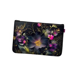 Maura Clutch i antracit filt lomme Line Bertoni