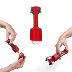 HULLAPIT fruit corer, including strawberry de-stemmer