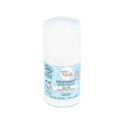 Neutral, fragrance-free, organic deodorant in a 50mL bottle. Formulated without perfume and certified by Cosmos Organic.