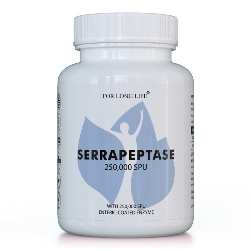 SERRAPEPTASE 250 – Systemic Enzyme Supplement