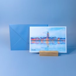 Deventer View, Netherlands  - A6 Postcard with Envelope