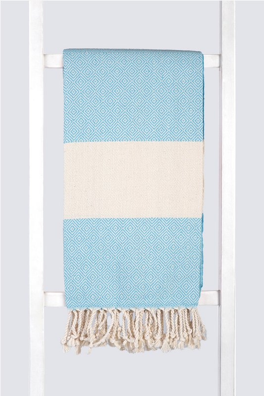 Turquoise 100cm x 180cm 100% Cotton