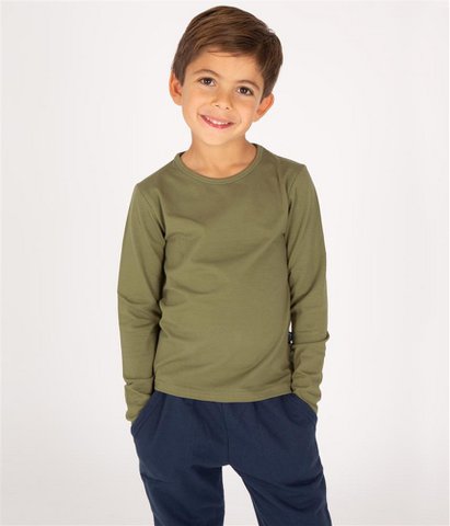 Soft Brushed Jersey Basic T-Shirt – Kids Everyday Essential