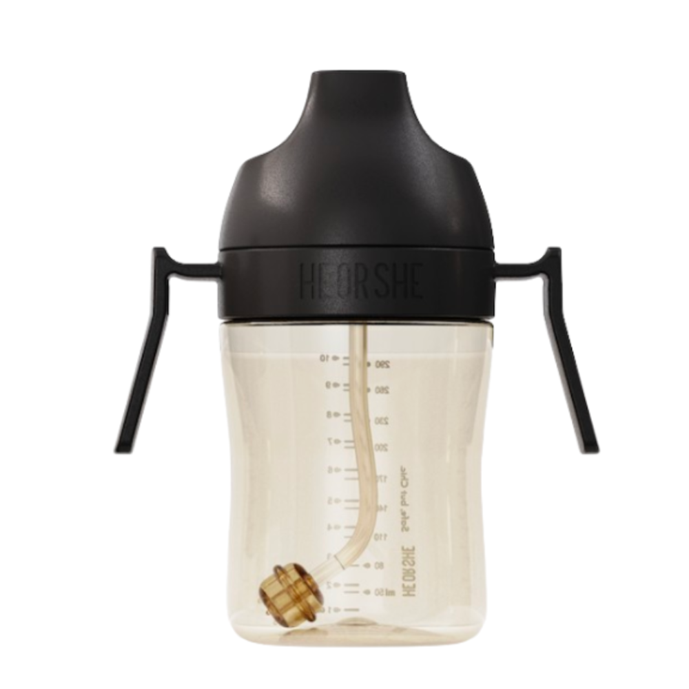 HEORSHE SIPPY CUP TANDVERZORGING, 300 ml., 9+ ZWART