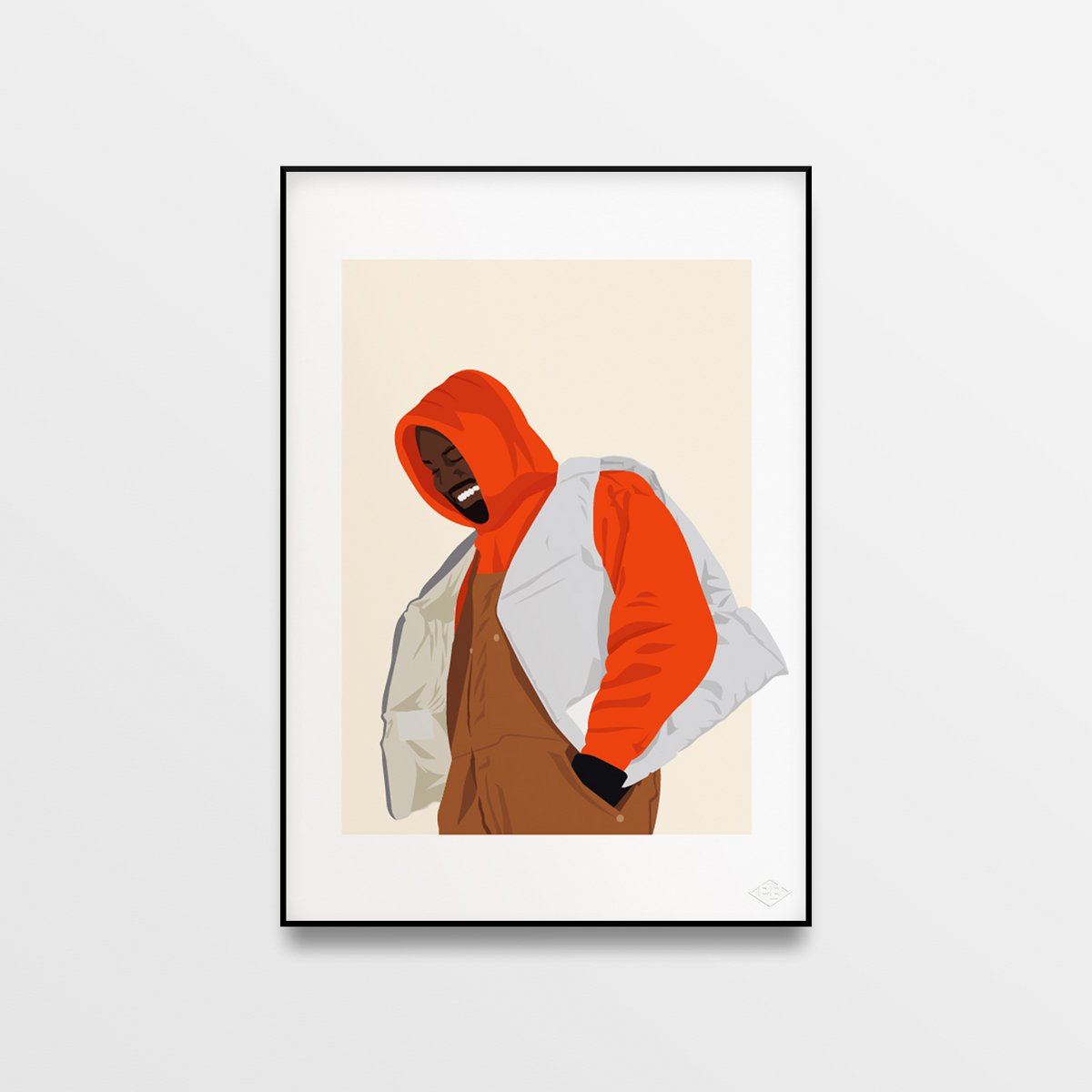Poster "Kanye West" - A4 & 30x40cm - Art print