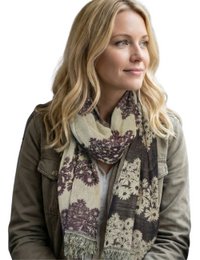 Sunsa dames sjaals, winter sjaalhals gemaakt van katoen en viscose, damesjaals voor herfst/winter, multifunctionele doek als een sjaal/sjaal of stal/schouderdoek