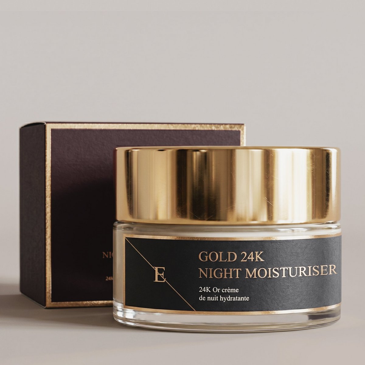 Hydratant de Nuit Anti-Rides Or 24 carats 50 ml