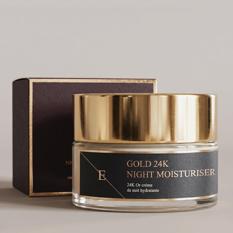 Anti-Falten-Nachtfeuchtigkeitscreme 24k Gold 50ml