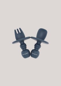 Silicone Cutlery Set - Ocean Blue