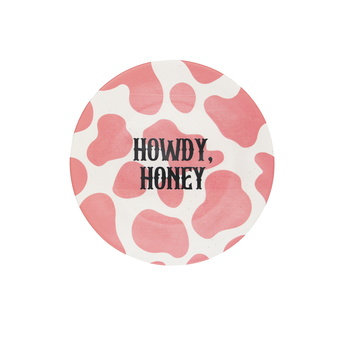 Dessertplaat "Howdy Honey" cowgirl -tijdperk