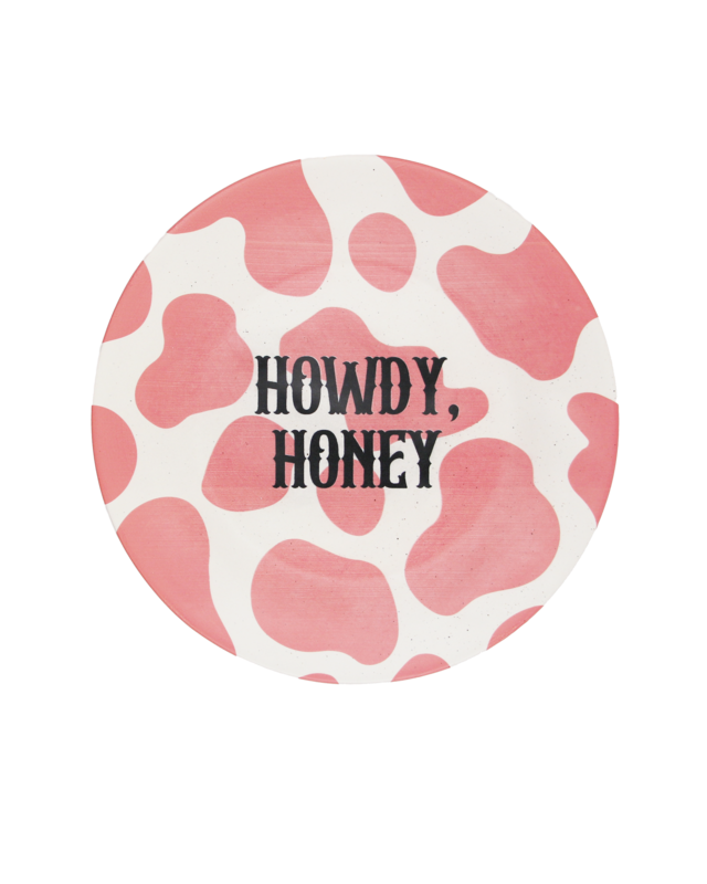 Piatto da dessert "Howdy Honey" Cowgirl era