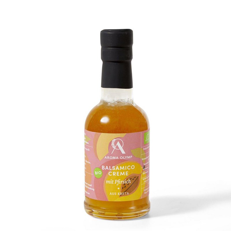 Bio balsamic cream with peach