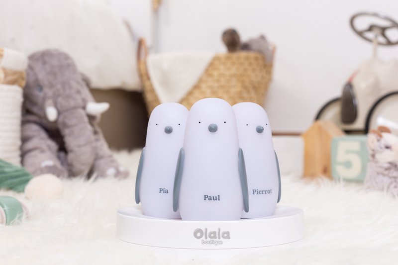 Path of Light - Penguins Paul, Pia & Pierrot - Induction Charging - White