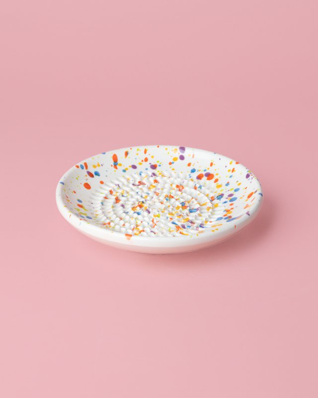 Rallador Little Artisanal Ceramic Plate / Multicolor Carnival