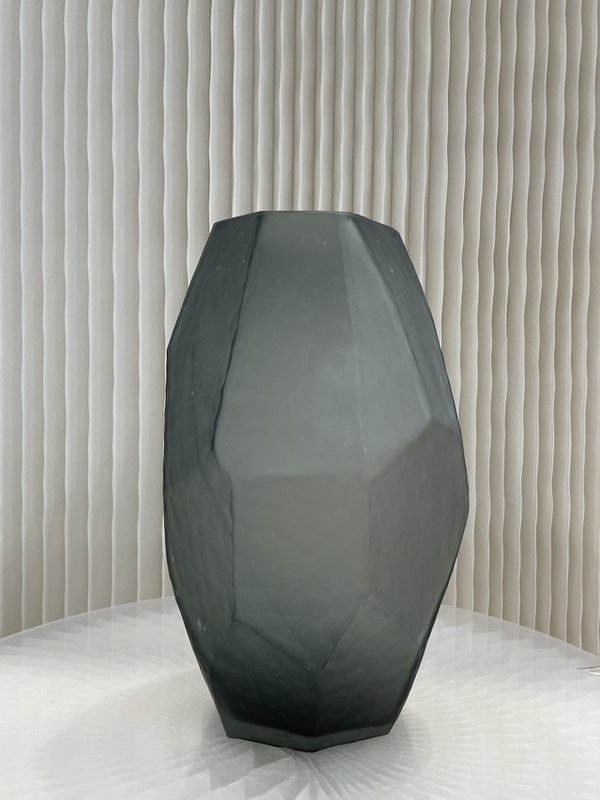 Vase Stone Smoke Large(v14718-330smoke)
