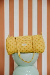 Wochenendtasche gelbes Herz