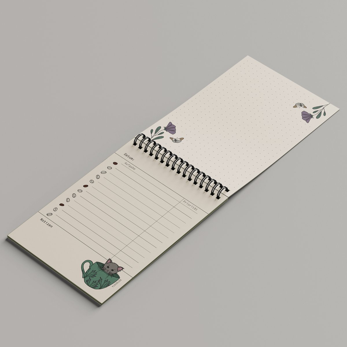 To Do List DIN A6, reliure à anneaux, Fuchs