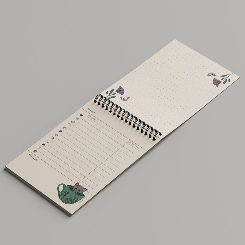 To Do List DIN A6, reliure à anneaux, Fuchs