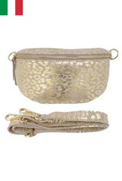 Riñonera piel serraje estampado leopardo Talla S IT2313LP
