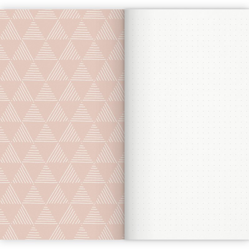 Cahier Motif Dessiné à la Main 3 A5