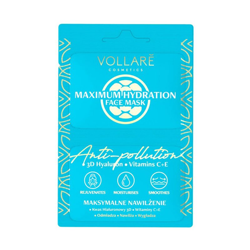 Dag- og natmaske Anti-forurening, detox og intens hydrering - 2 x 5 ml - Vollaré